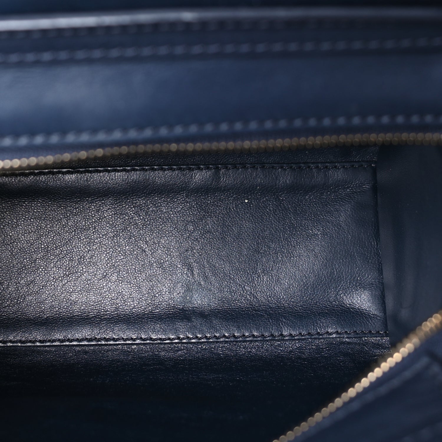 Celine Smooth Calfskin Nano Luggage Ink 4 of 7