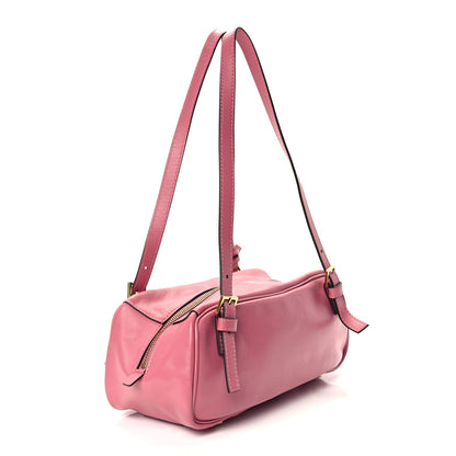 Versace Lambskin Tag Bowling Bag Light Pink 2 of 9