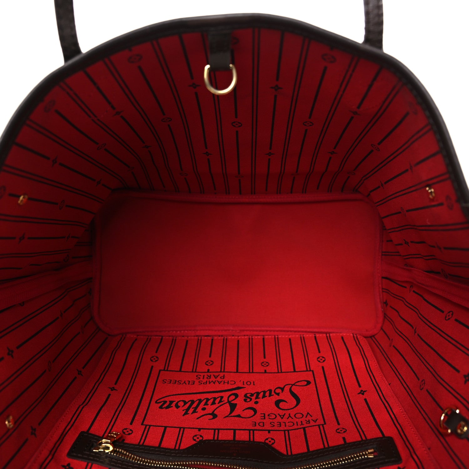 Louis Vuitton Damier Ebene Neverfull MM 5 of 9