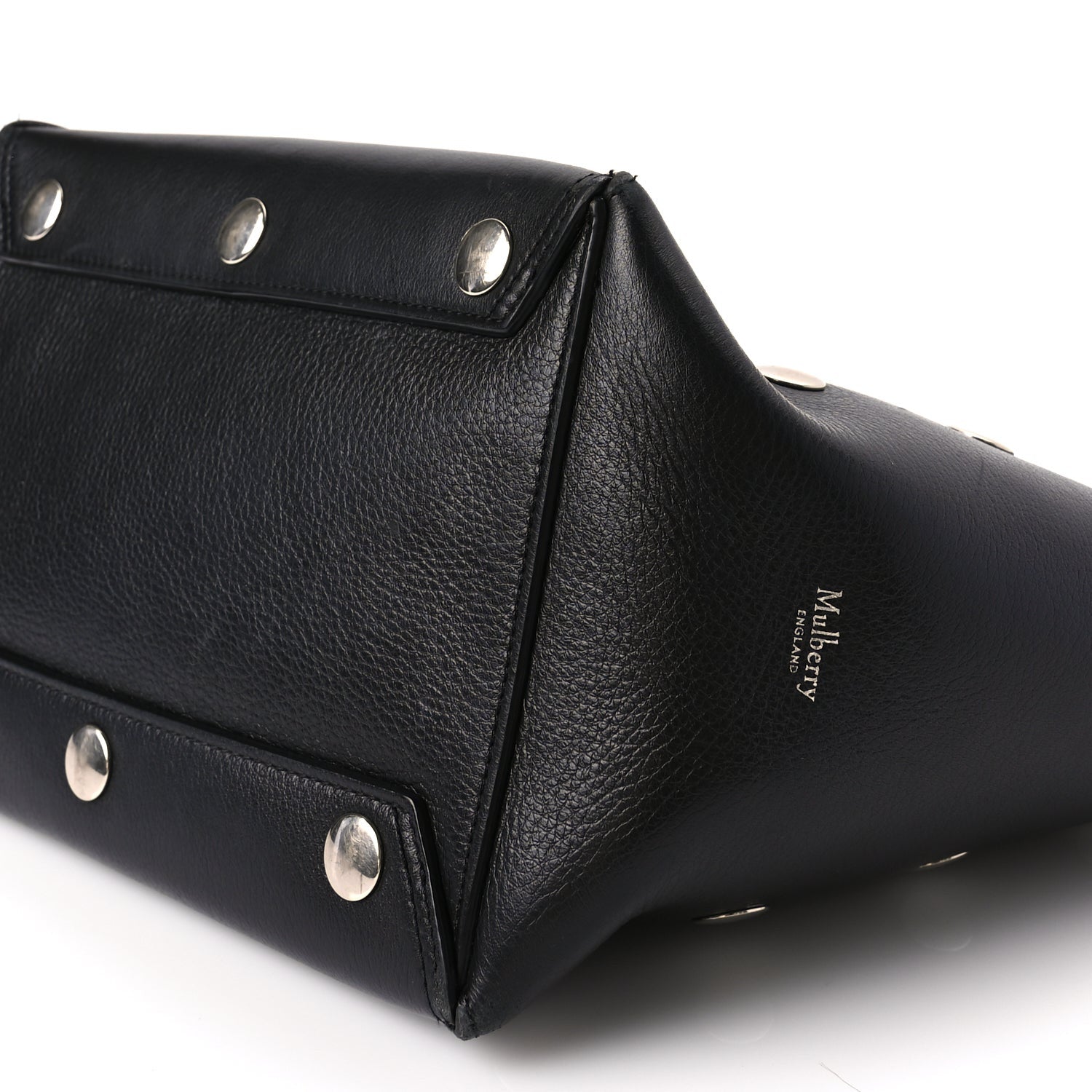 Mulberry Calfskin Studded Camden Bucket Black 8 of 8