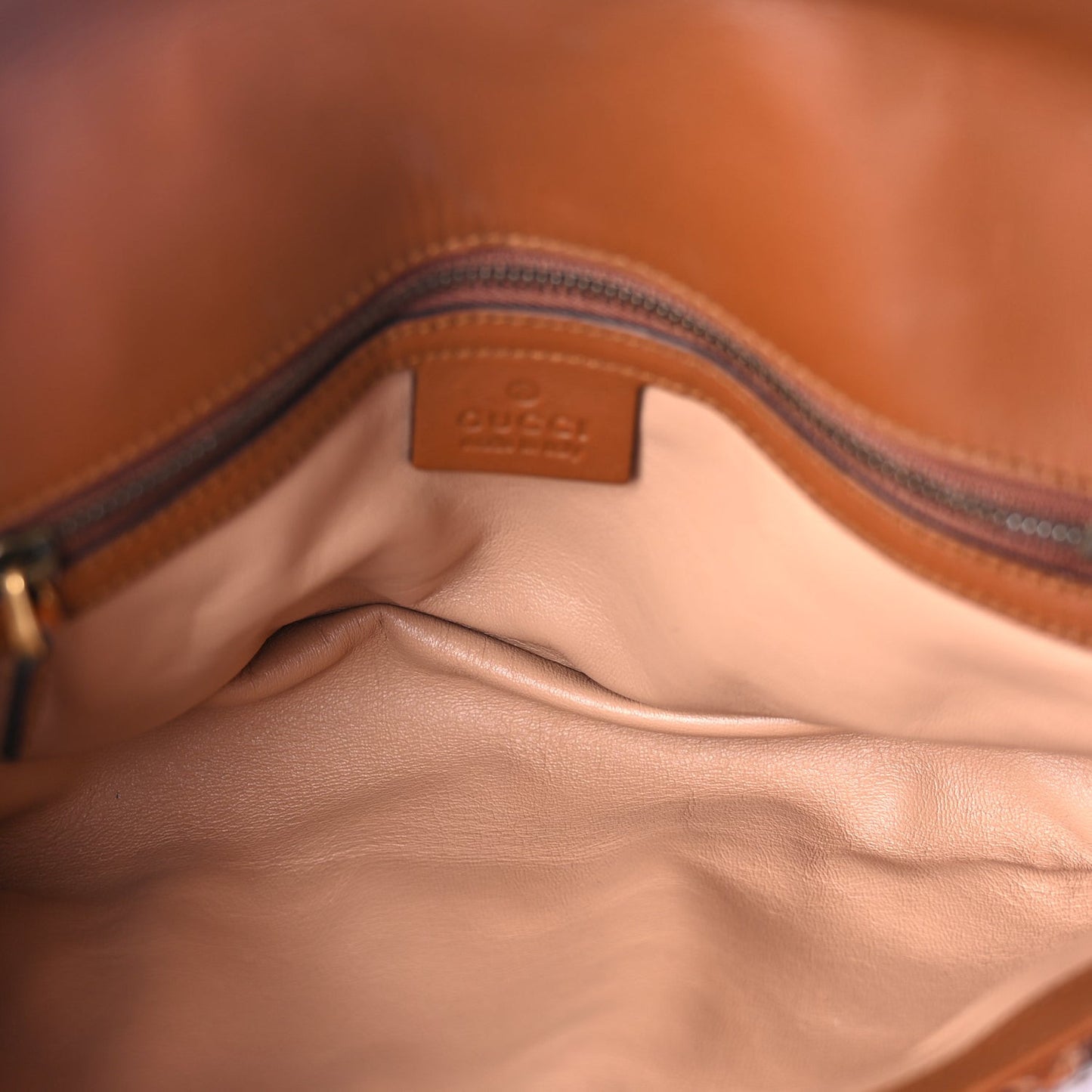 Snakeskin Matelasse Small GG Marmont Shoulder Bag Brown