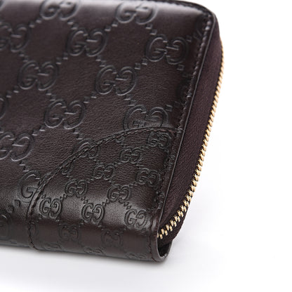 Gucci Guccissima Signature Microguccissima Bree Zip Around Wallet Chocolate 8 of 8