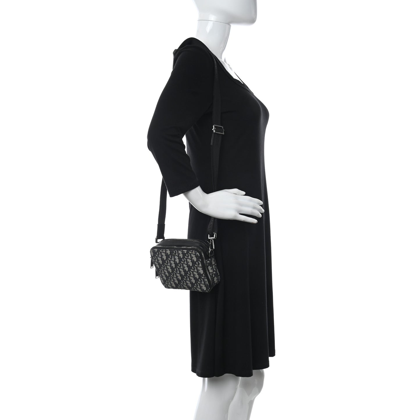 Oblique Pouch Navy Blue