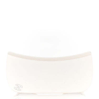 Chanel Acetate Visor Sunglasses 71046 Matte White 8 of 9