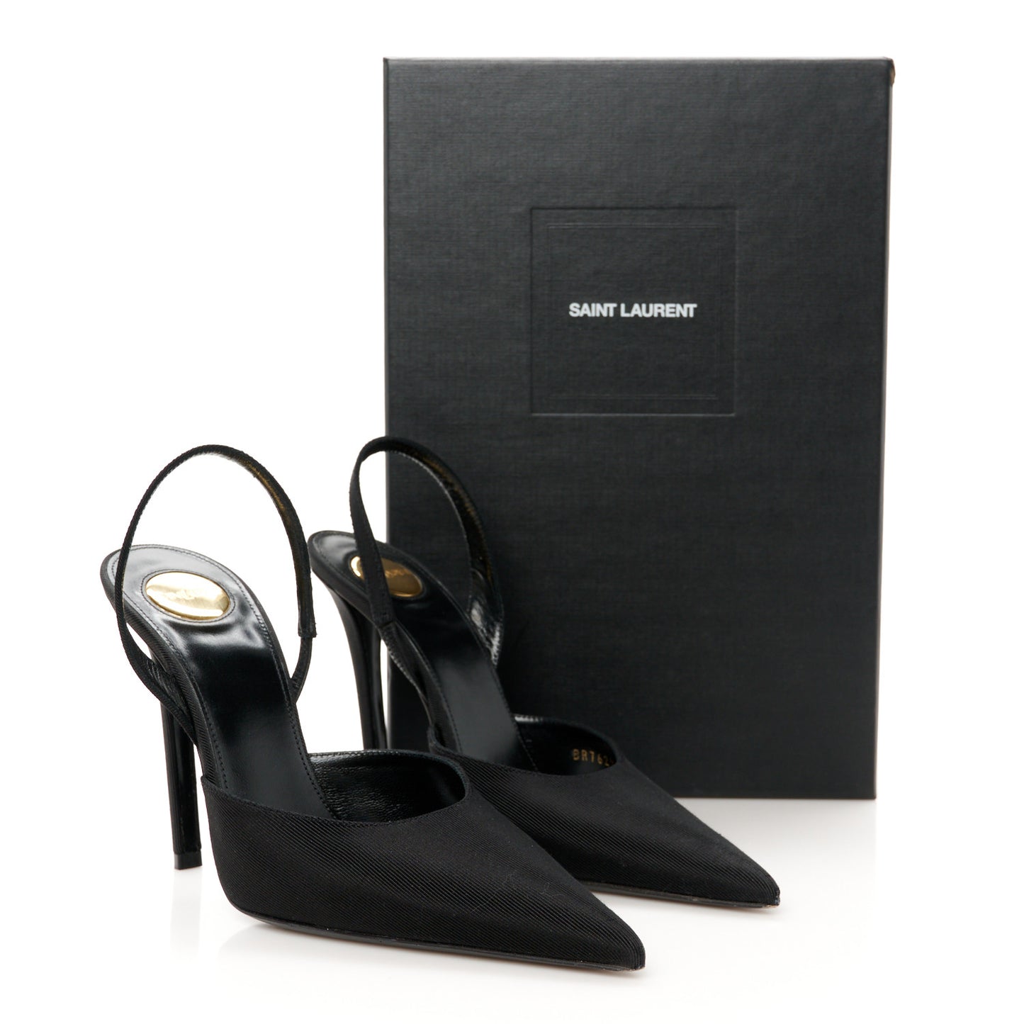 Grosgrain Penelope Slingback Pumps 37 Black