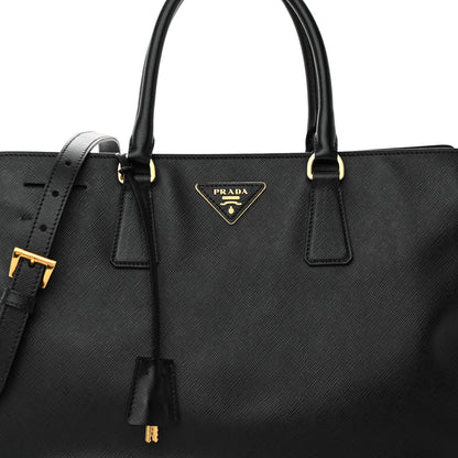 Prada Saffiano Tote Black 7 of 9