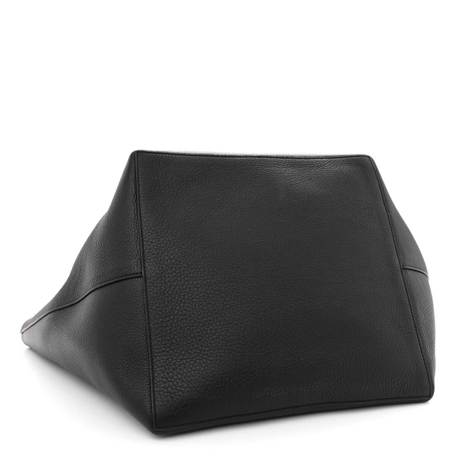 The Row Grained Calfskin Park Tote Three Black 5 of 13