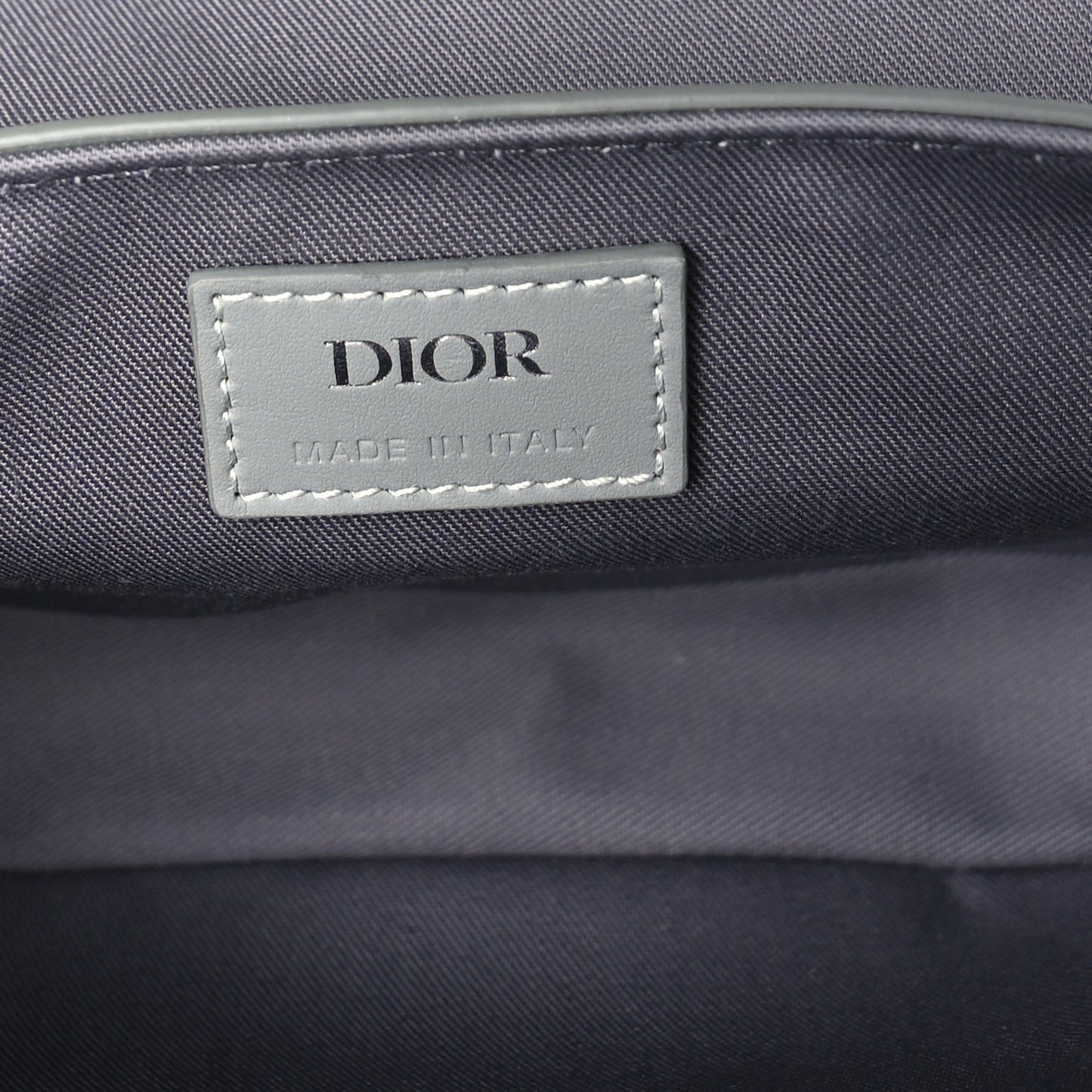 Coated Canvas CD Diamond Mini Hit The Road Bag Grey