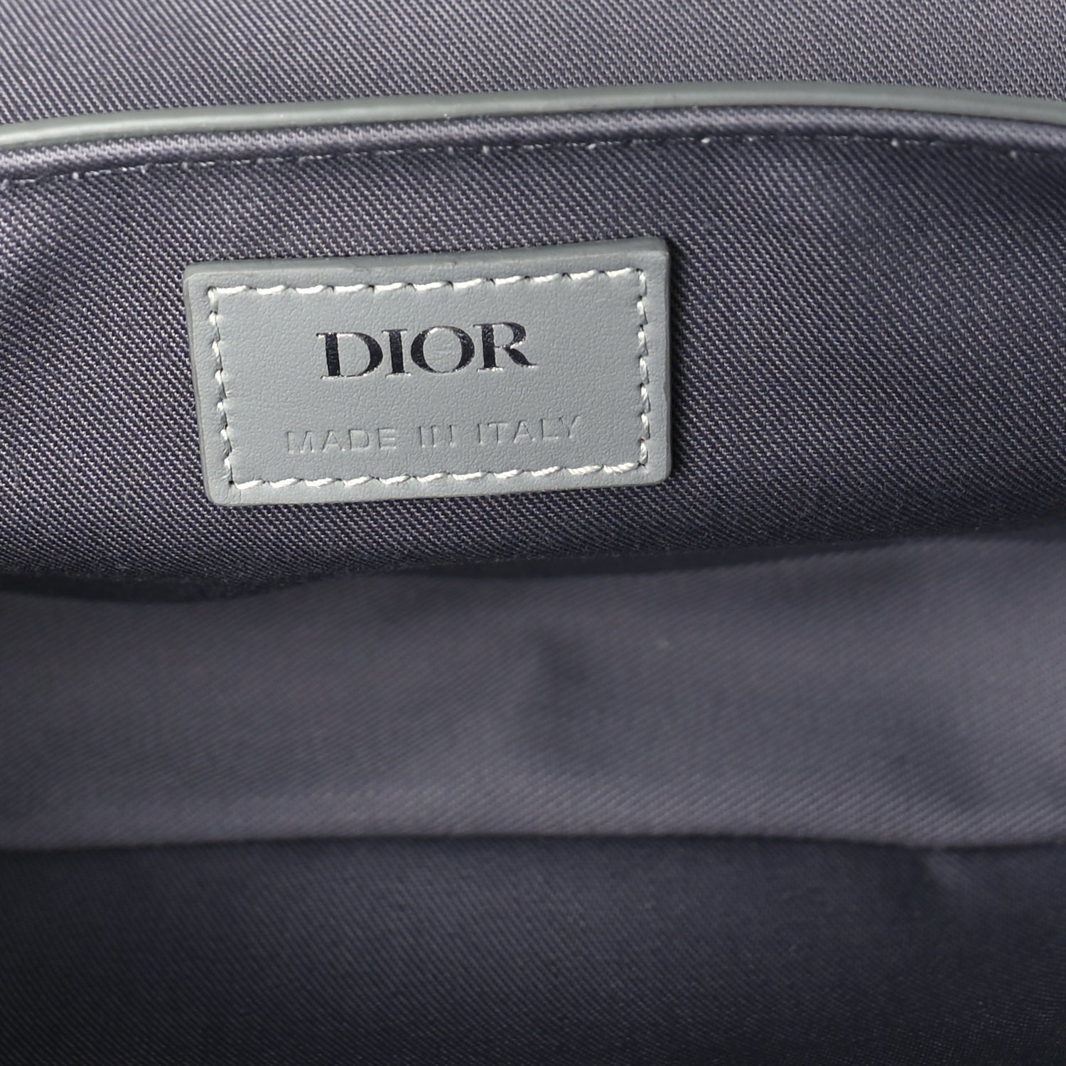 Christian Dior Coated Canvas CD Diamond Mini Hit The Road Bag Grey 5 of 8