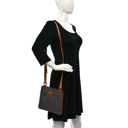 Gucci GG Supreme Monogram Small Flat Messenger Bag 2 of 11