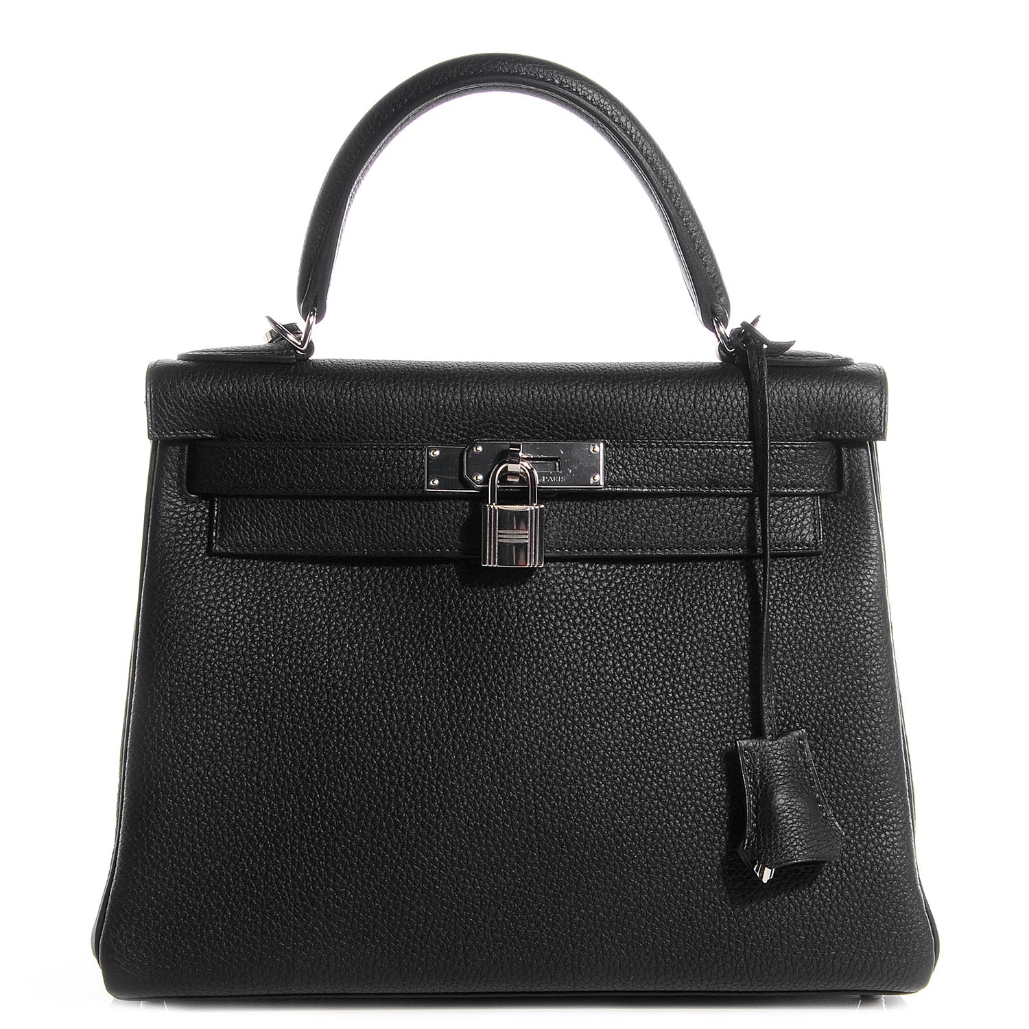Hermes Togo Kelly Retourne 28 Black 1 of 31
