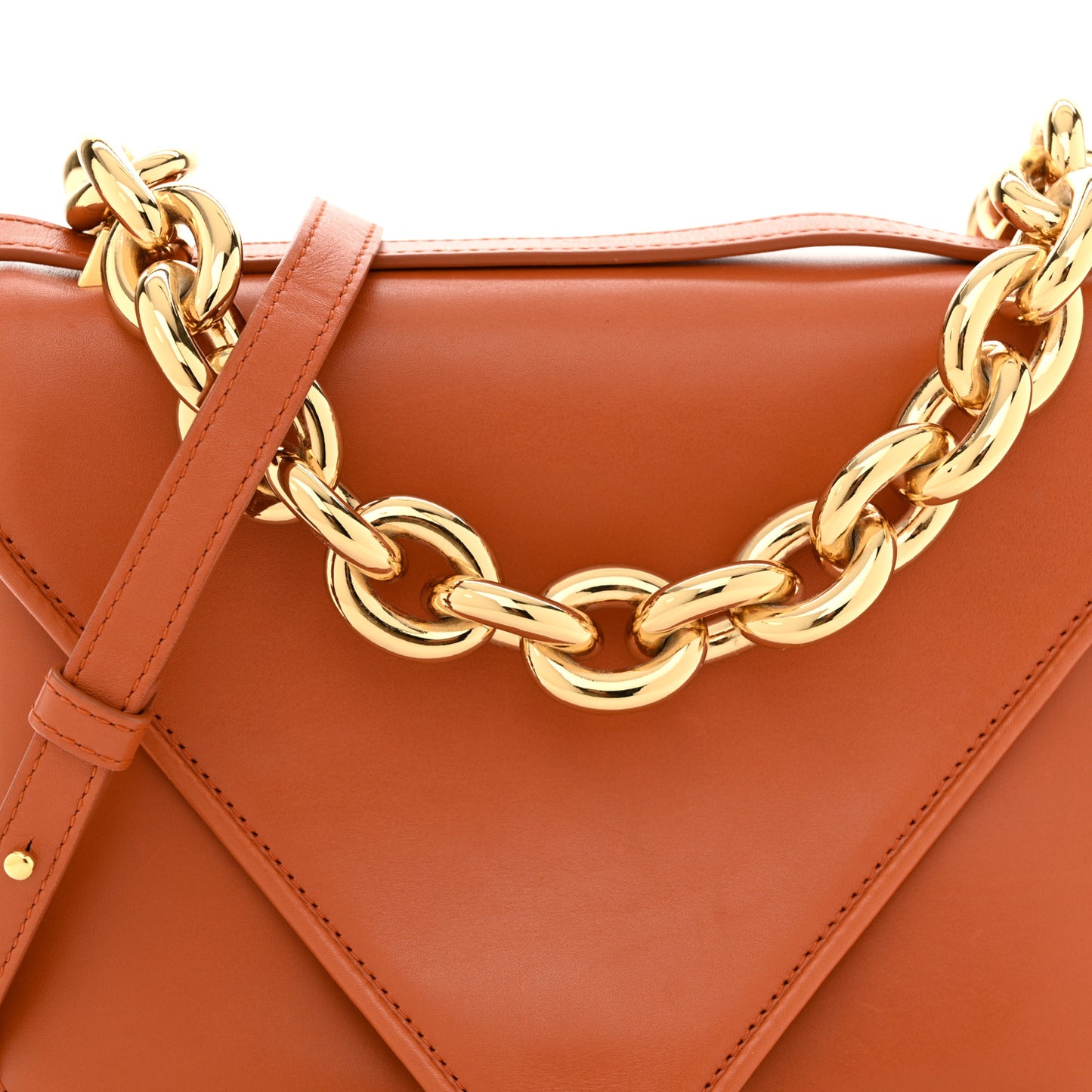 Calfskin Mount Envelope Bag Maple