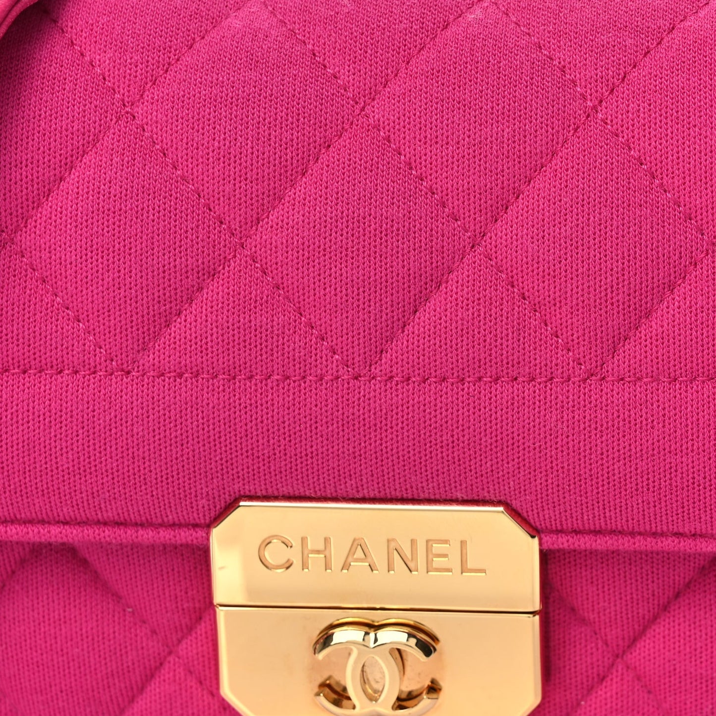 Jersey Quilted Mini Chic With Me Flap Pink