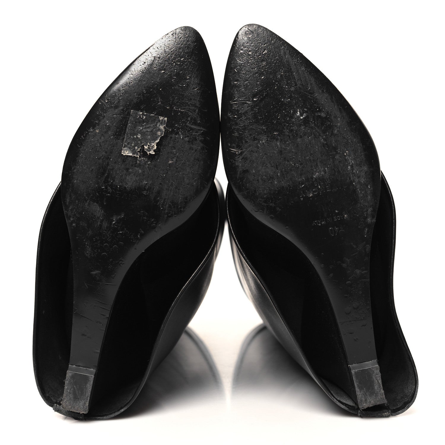 Givenchy Calfskin Shark Lock Pant Boots 40 Black 6 of 9