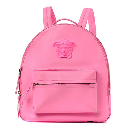 Versace Calfskin Palazzo Medusa Backpack Pink 1 of 15