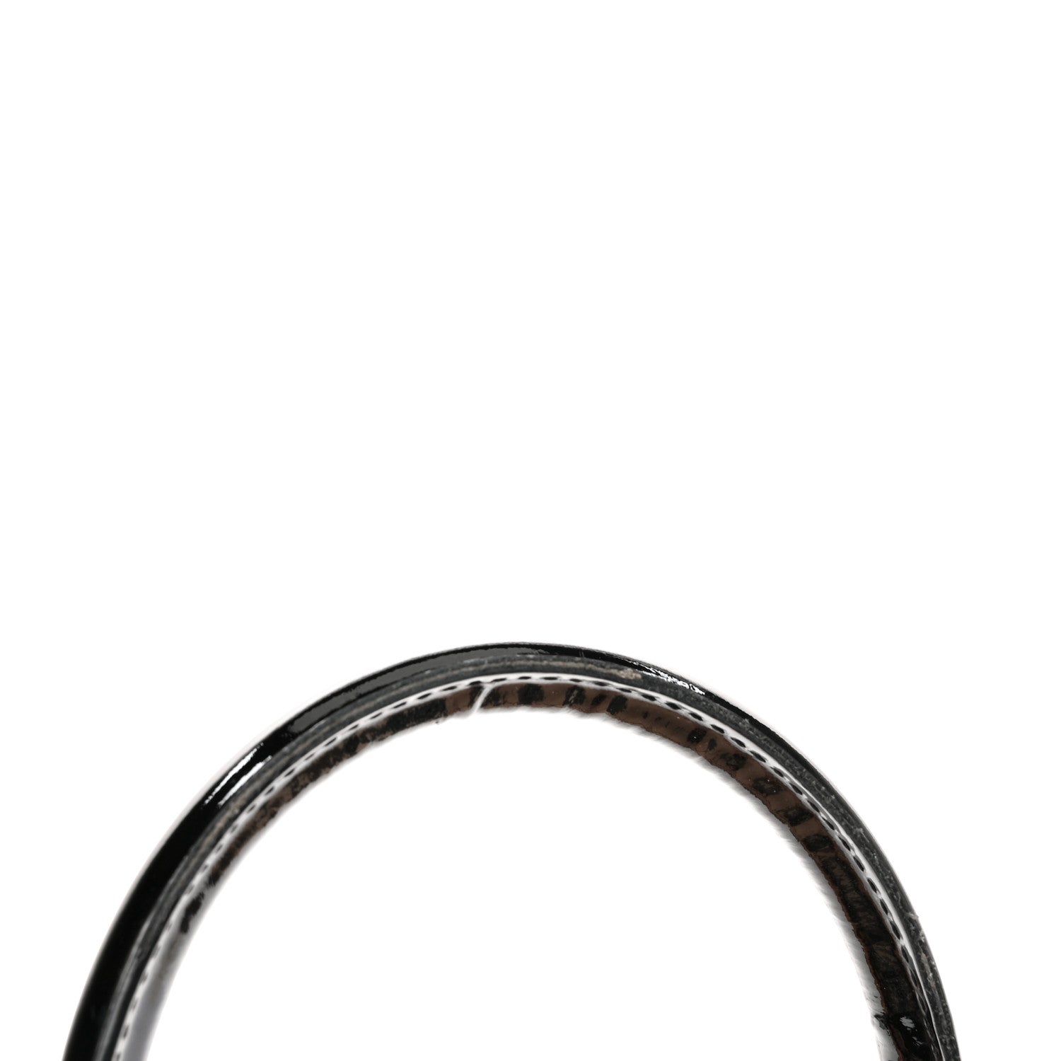 Burberry Supernova Check Patent Small Chester Bowling Bag Black 10 of 12