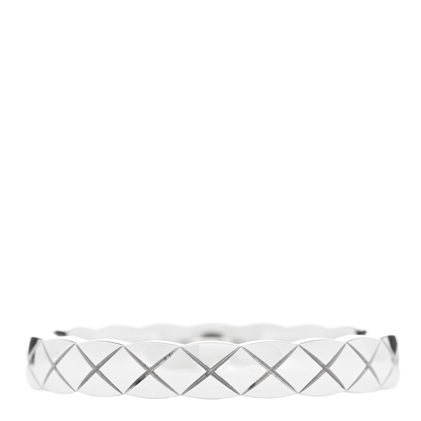 18K White Gold Mini Coco Crush Ring 58 8.25