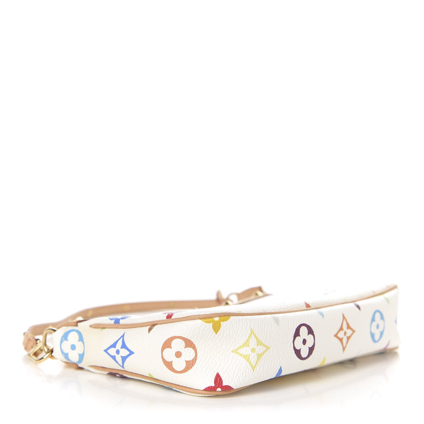 Monogram Multicolor Pochette Accessories White