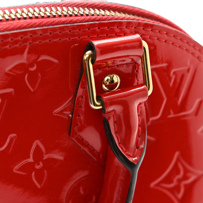 Louis Vuitton Vernis Alma BB Pomme D'Amour 11 of 12