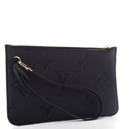 Louis Vuitton Empreinte Monogram Giant Neverfull MM Pochette Black 3 of 6