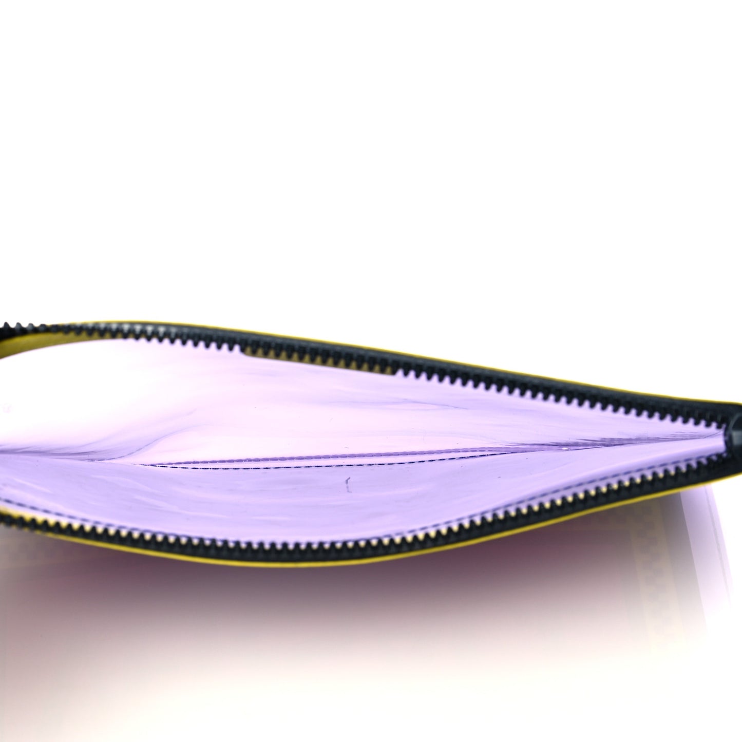 Vinyl Rubber Calfskin 90s Logo Pouch Multicolor