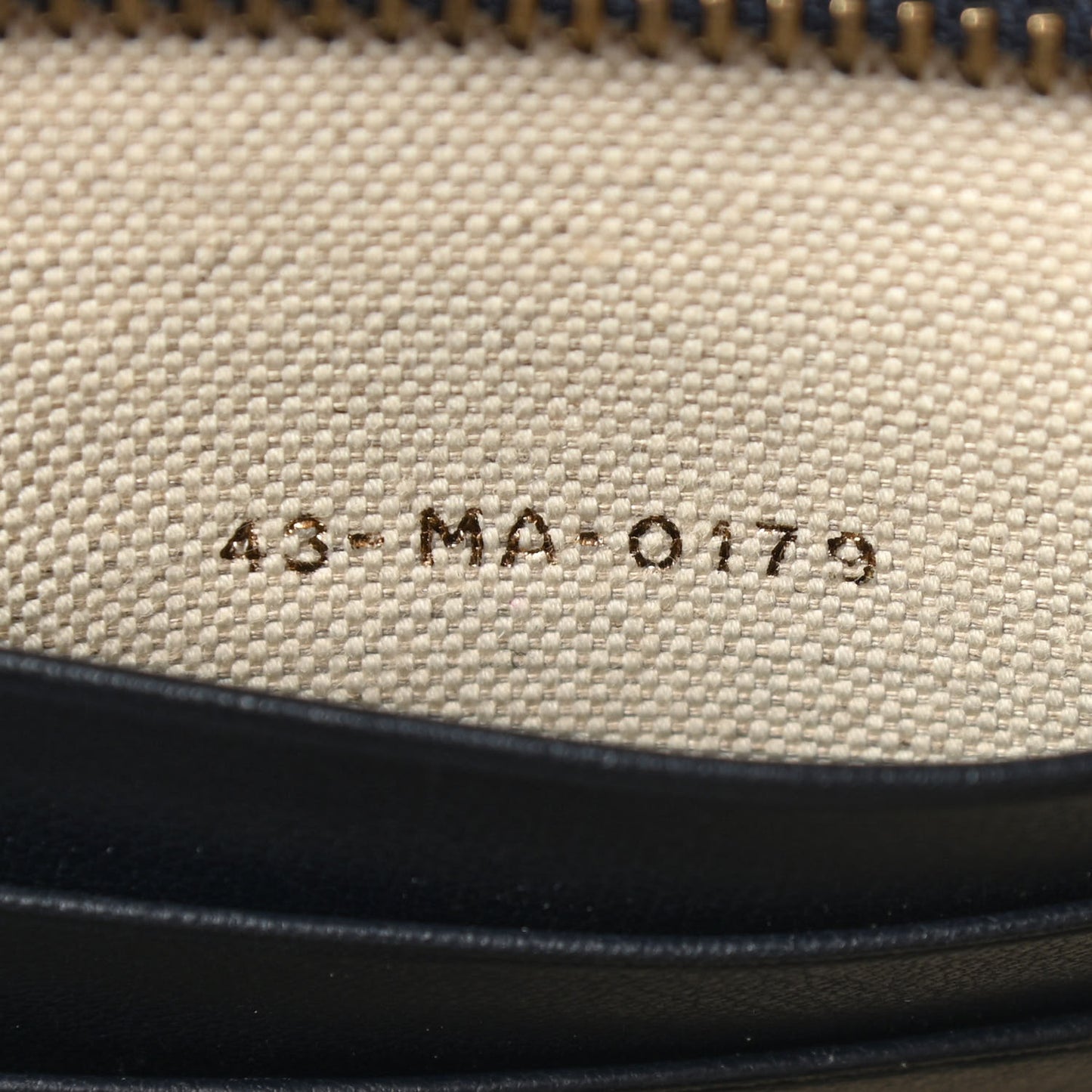 Oblique Zipped Pouch Clutch Blue