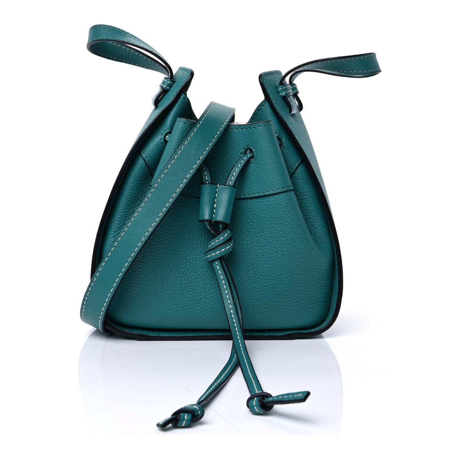 Loewe Calfskin Mini Hammock Shoulder Bag  Green 1 of 9