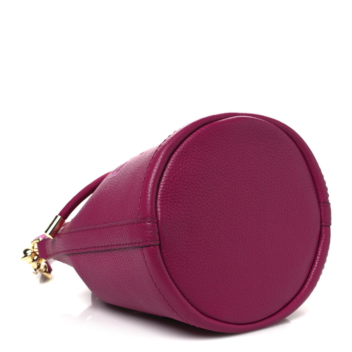 Grained Calfskin The Bucket Bag Lipstick Pink