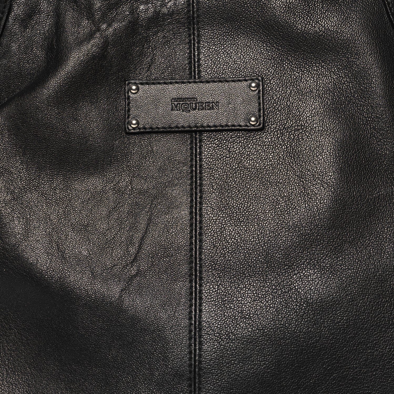 Alexander McQueen Lambskin De Manta Tote Black 8 of 11