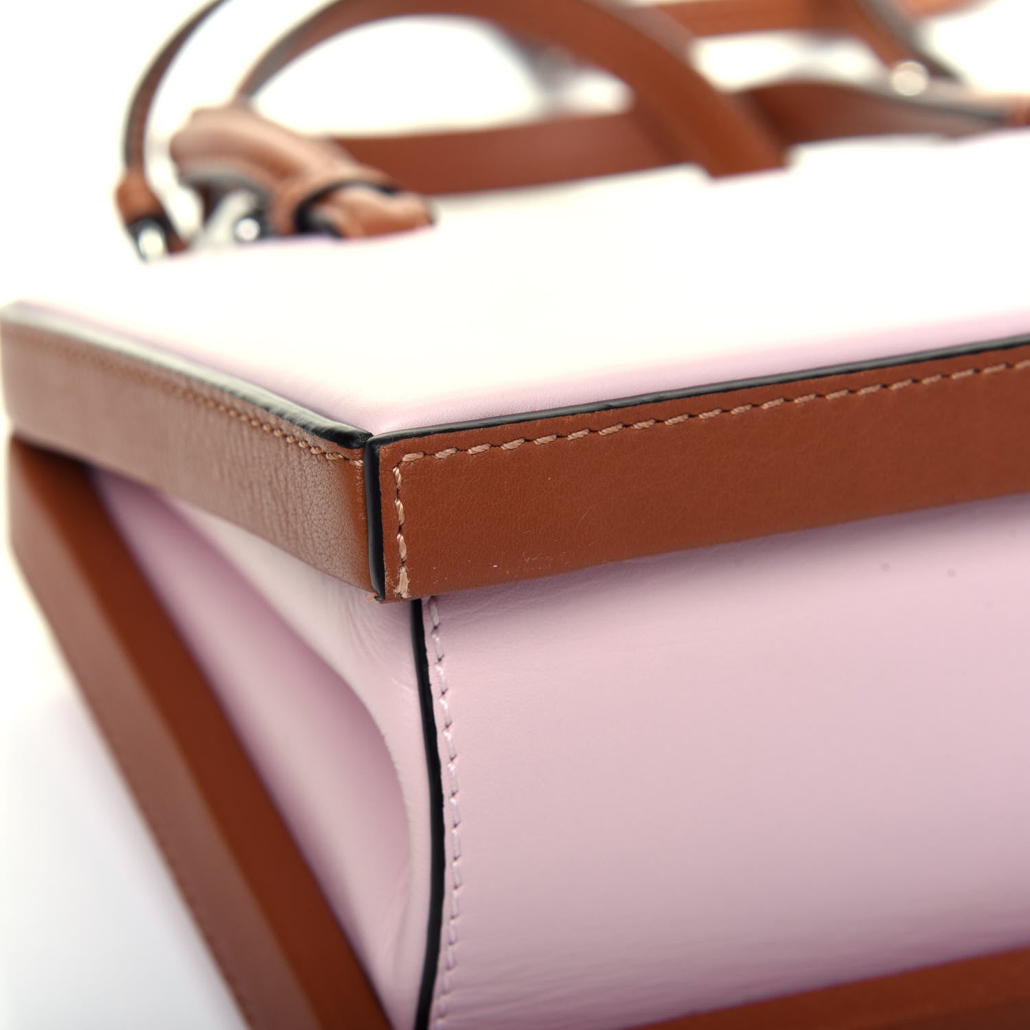 Loewe Calfskin Small Postal Bag Pastel Pink Tan 9 of 14