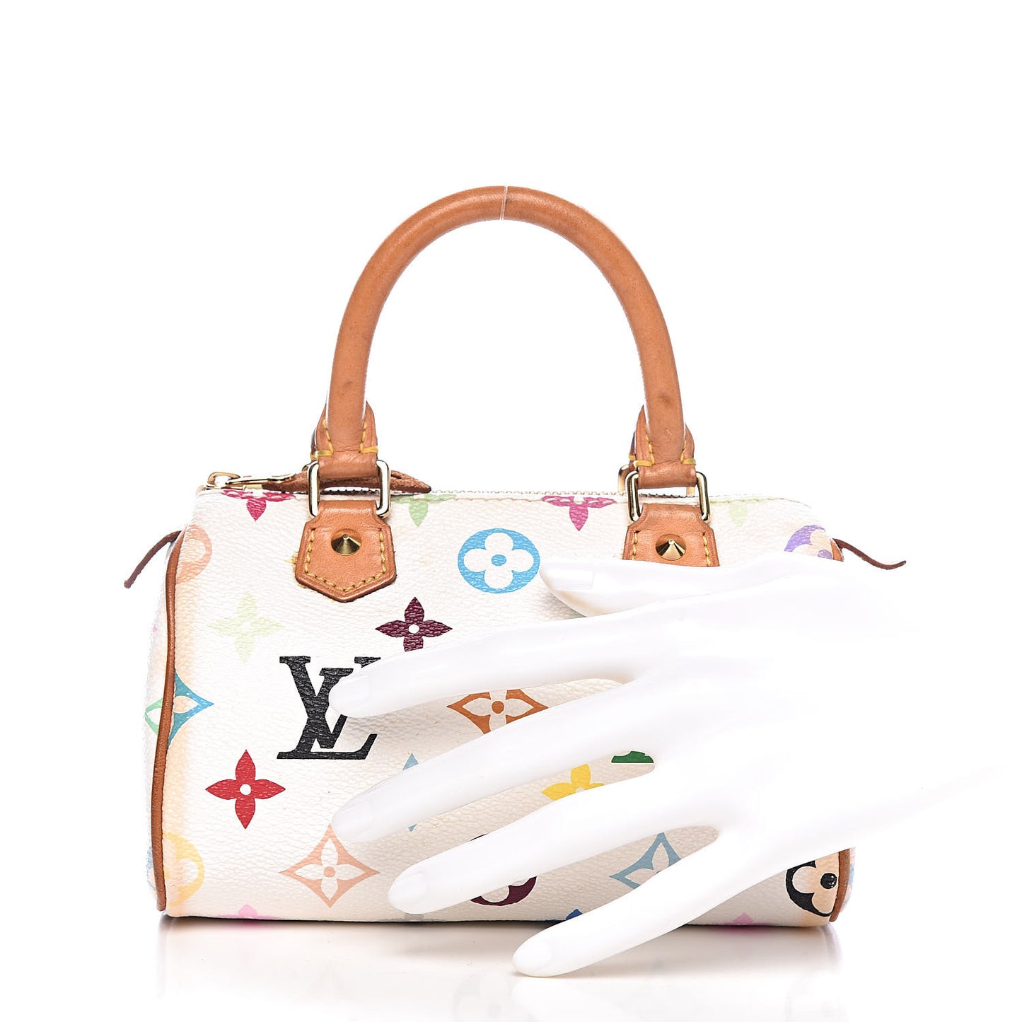 Monogram Multicolor Mini Sac HL Speedy White