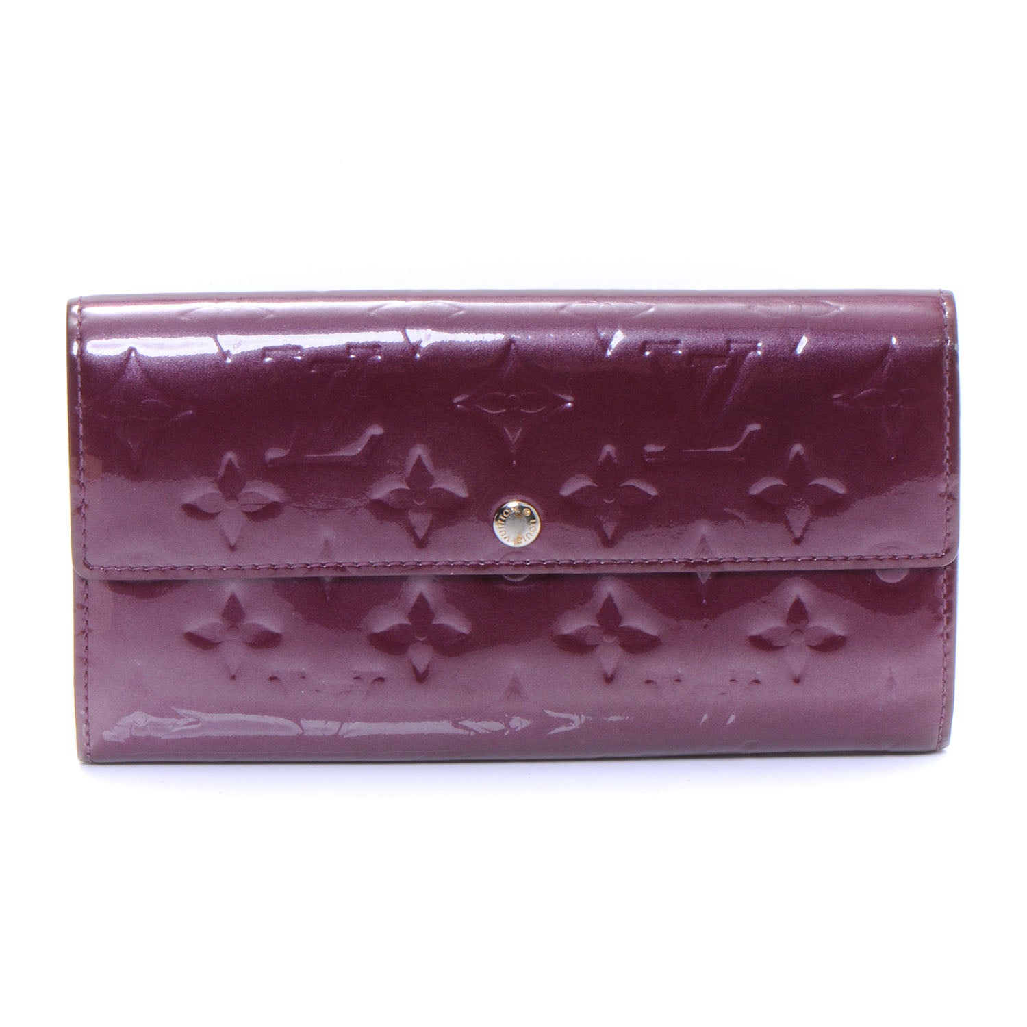 Louis Vuitton Vernis Sarah Wallet Violet 1 of 7