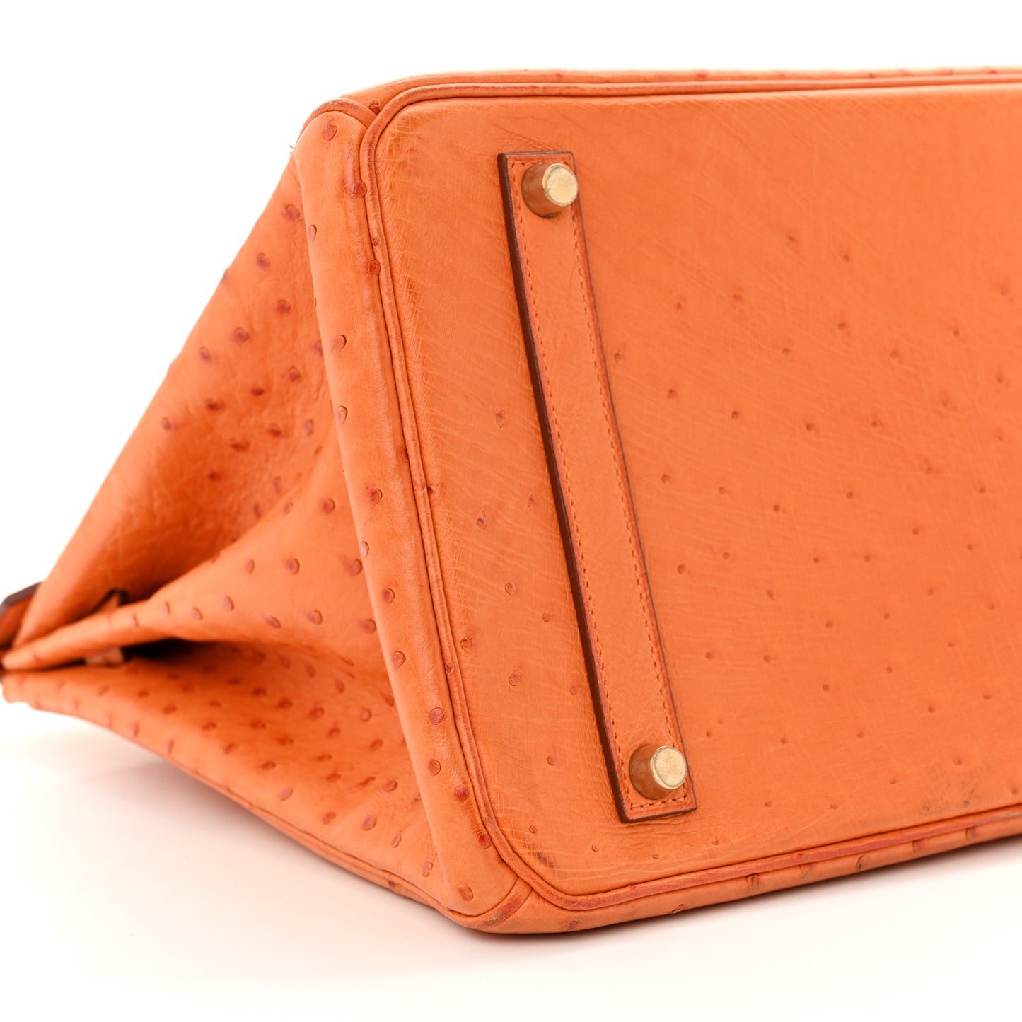 Ostrich Birkin 35 Orange