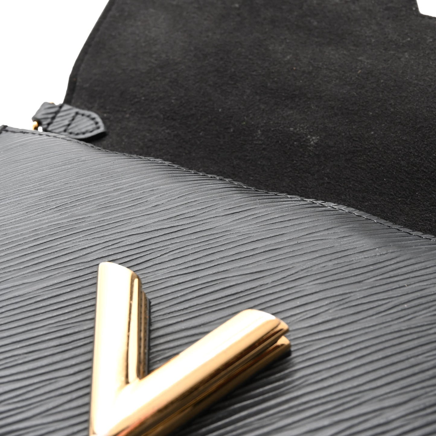 Epi Twist Belt Chain Wallet Black