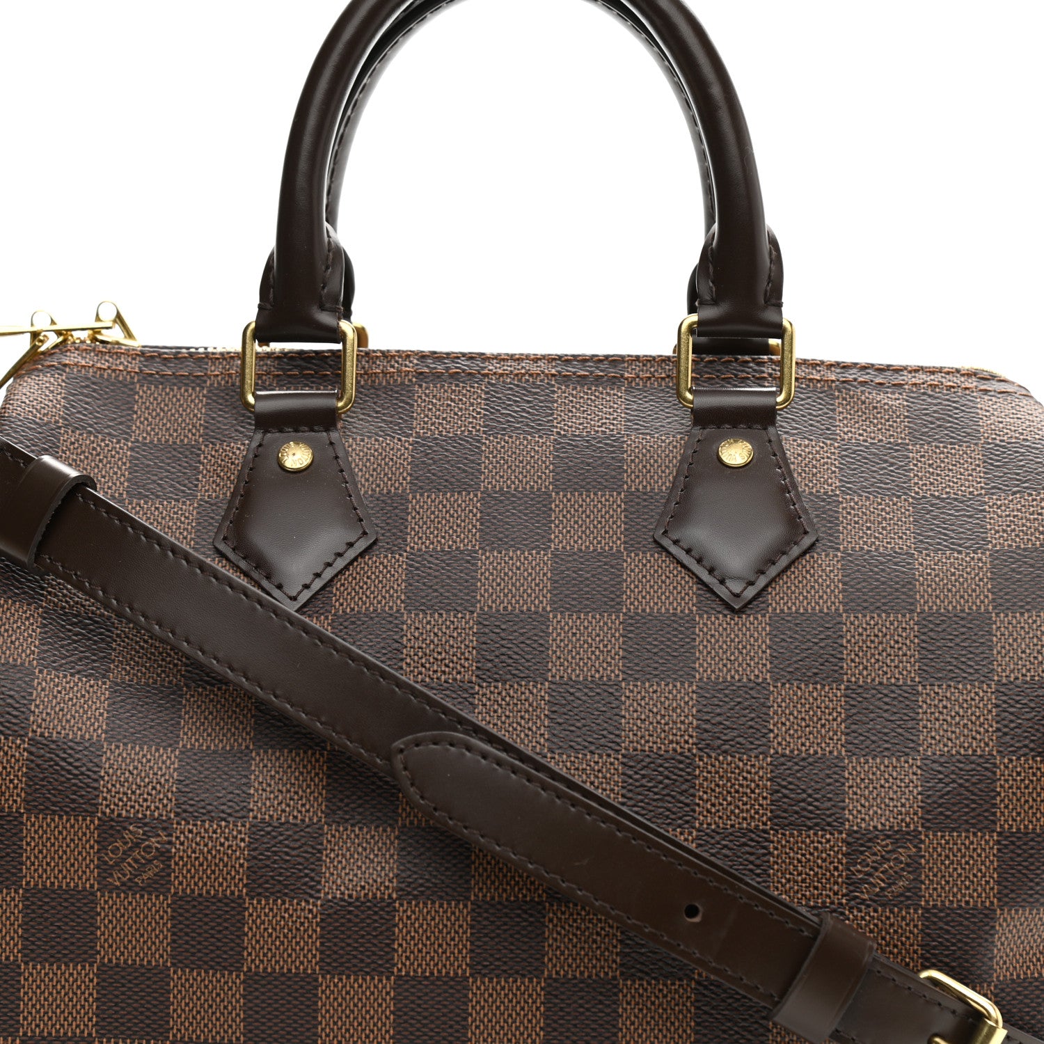 Louis Vuitton Damier Ebene Speedy Bandouliere 25 9 of 9