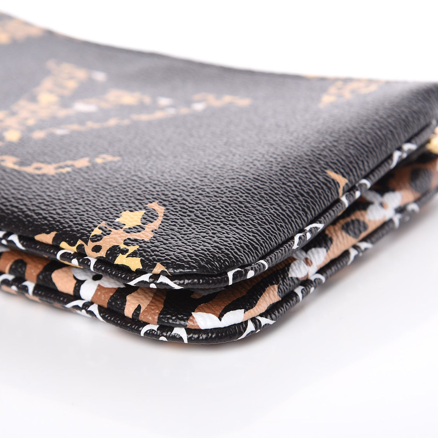 Monogram Giant Jungle Pochette Double Zip Black