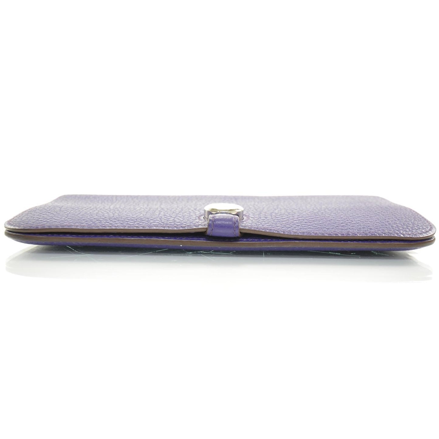 Togo Dogon Compact Wallet Iris Purple