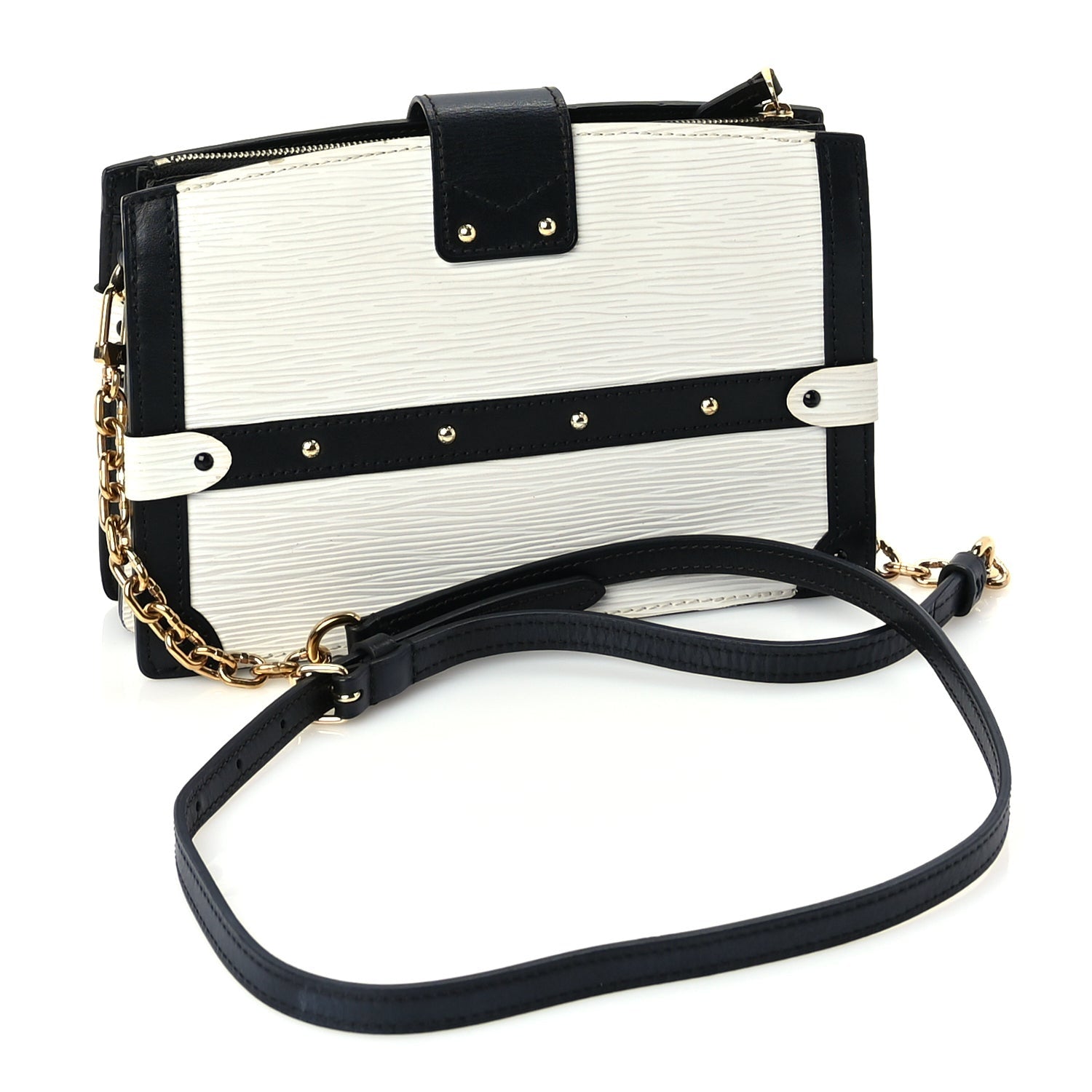 Louis Vuitton Epi Trunk Clutch White 2 of 9