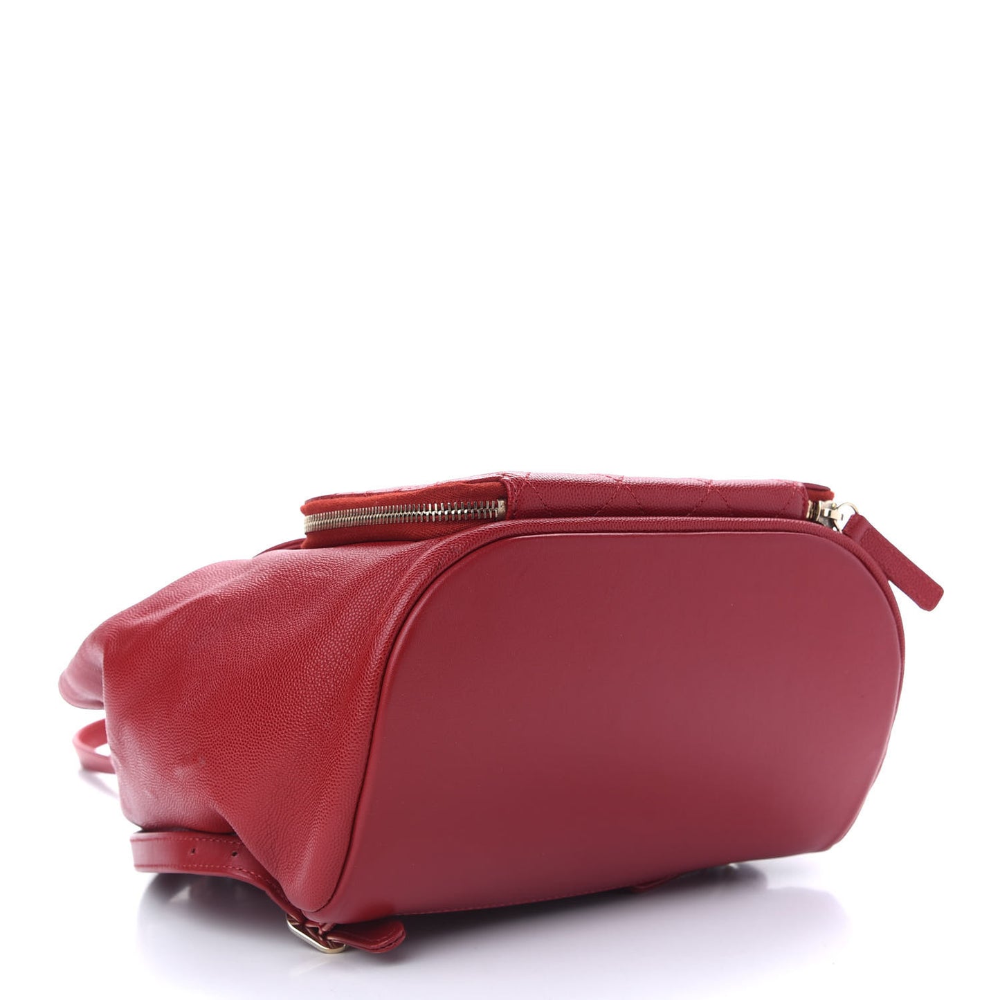 Caviar Quilted Business Affinity Backpack Dark Red