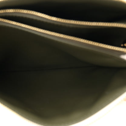 Louis Vuitton Lambskin Embossed Monogram Coussin PM Cream 6 of 10