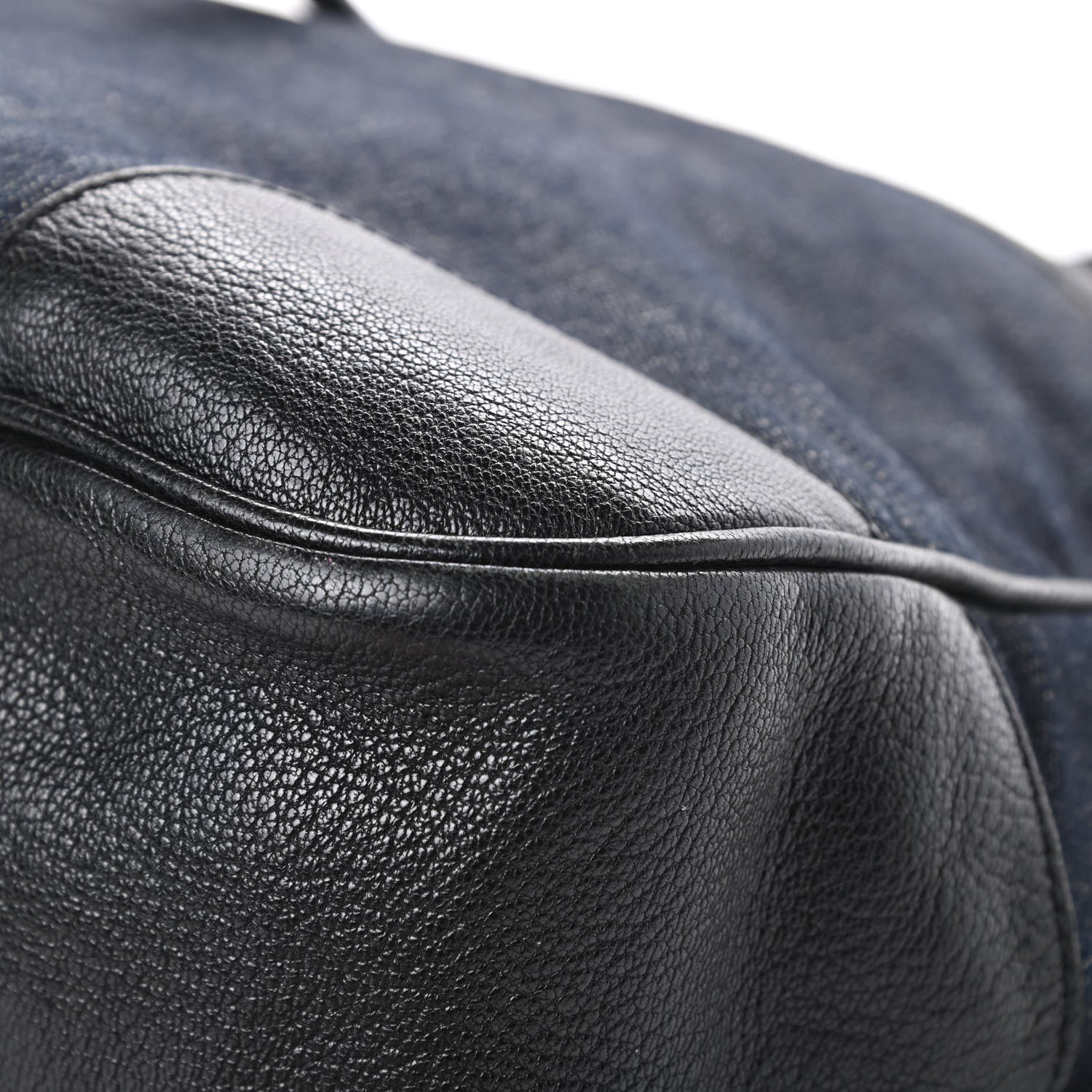 Prada Denim Goatskin Messenger Bleu 10 of 15