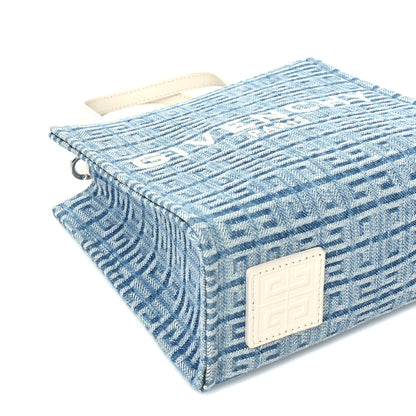 Givenchy Washed Denim Mini G Shopping Tote  Blue 7 of 8