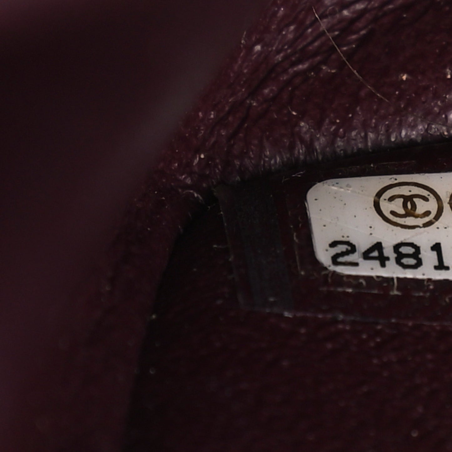 Aged Calfskin Space Charms 2.55 Reissue 225 Flap Black