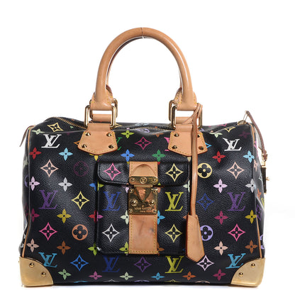 Louis Vuitton Monogram Multicolor Speedy 30 Black 1 of 7