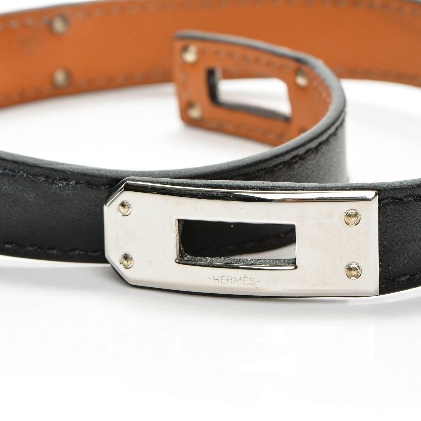 Box Kelly Double Tour Bracelet XS Black