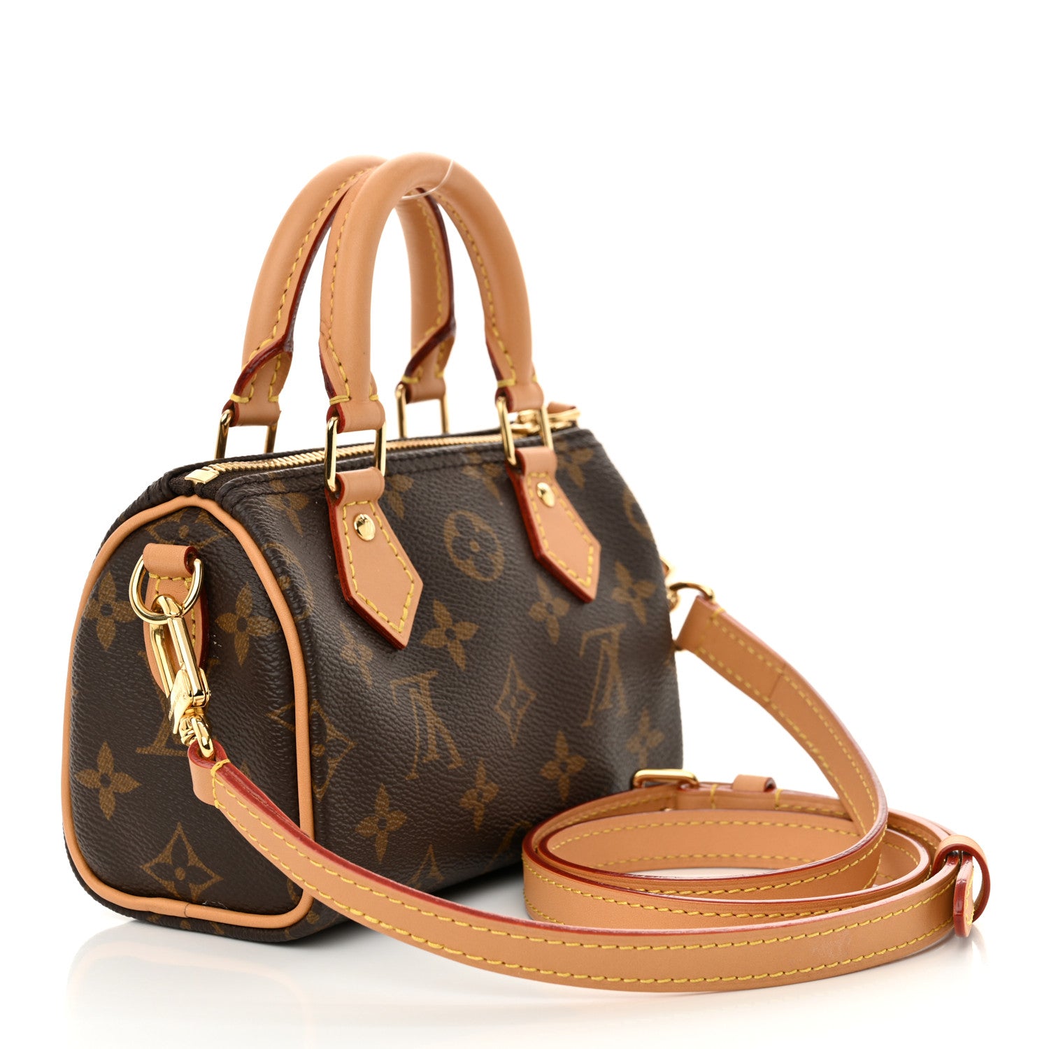 Louis Vuitton Monogram Nano Speedy Bandouliere 3 of 11