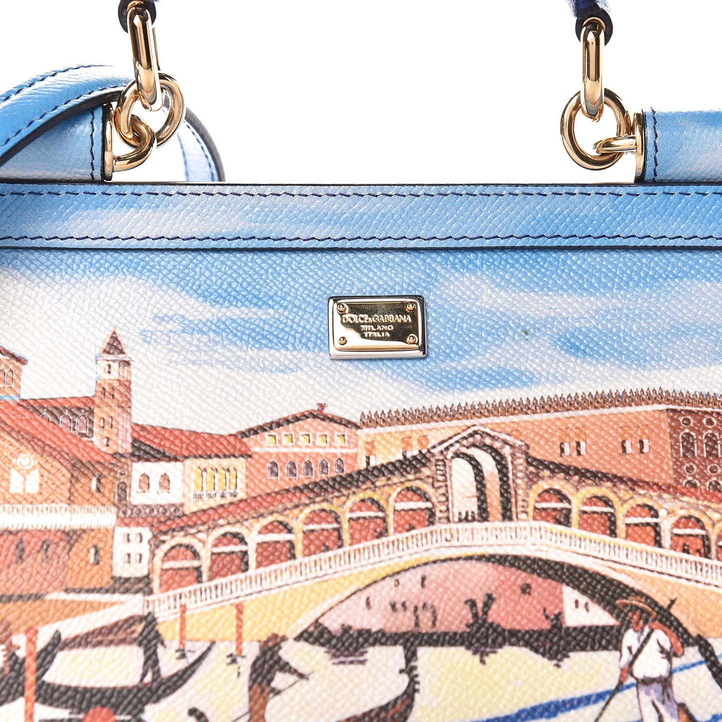Dauphine Venezia Printed Medium Miss Sicily Satchel Multicolor