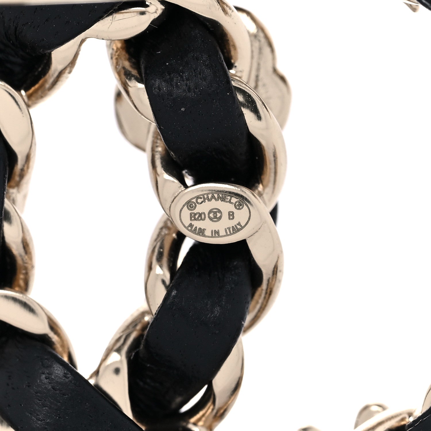 Chanel Lambskin Pearl Strass Sergeant Chanel Brooch Gold 4 of 5