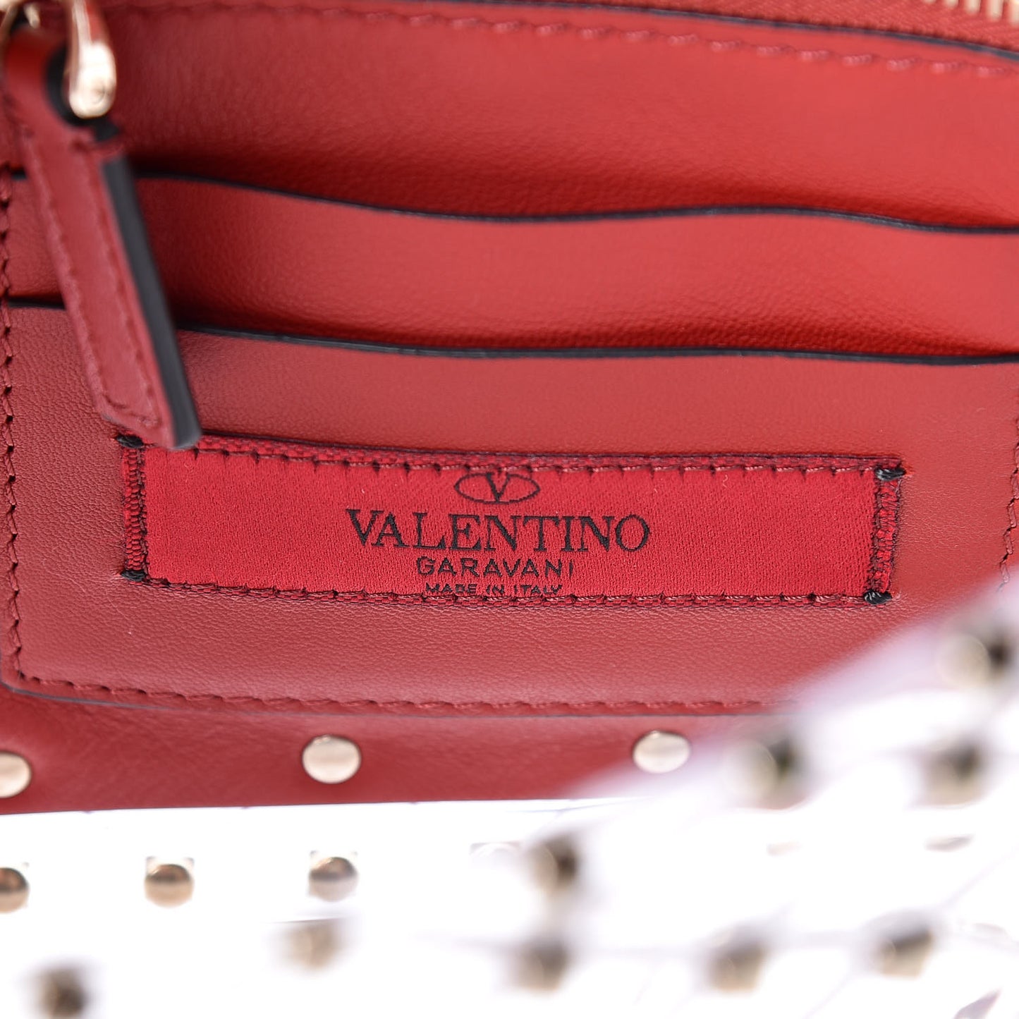 PVC Medium Rockstud Spike Shoulder Bag