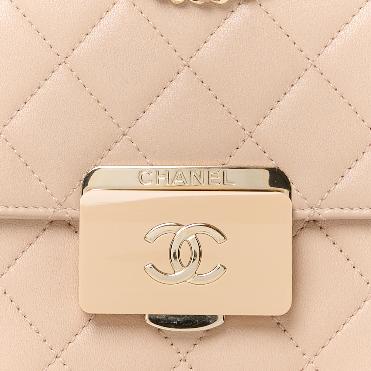 Chanel Sheepskin Quilted Beauty Lock Flap 8 of 10